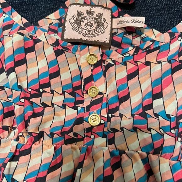 Juicy Couture Strappy Silk Tiered Top  Size 0 - Picture 4 of 7